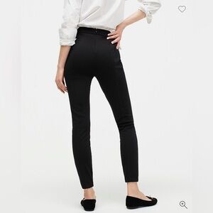 J. Crew Pixie‎ pant in stretch ponte charcoal gray Sz Small